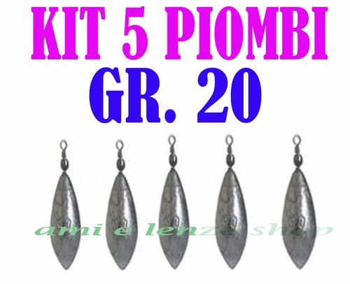 Piombi pera con girella - 5,
